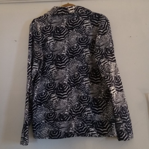 Leona Lilly pulitzer zip up sweater sz L - Picture 6 of 7